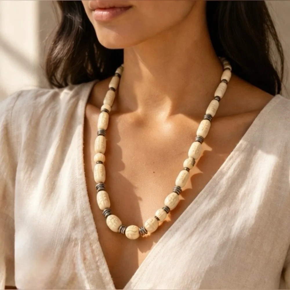 Ivory Tagua Necklace
